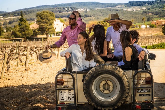 Penedes Wine & Cava Tasting & 4WD Vineyards Tour from Barcelona - From Eixample Meeting Point to Penedes Grape Country