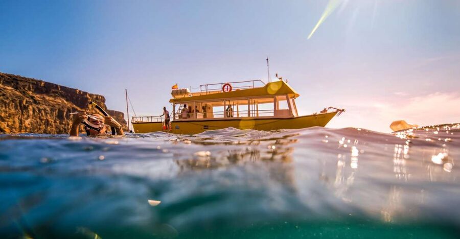 Puerto de Mogan: Boat and Snorkeling Trip - How the trip reaches El Perchel, the boat-only snorkeling cove