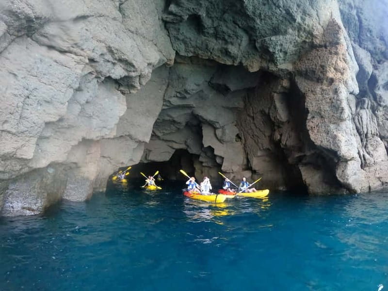 Puerto Mogán: Guided Adventure Kayak Tour in Caves & Snorkel - Key things that make this Mogán Caves kayak tour different