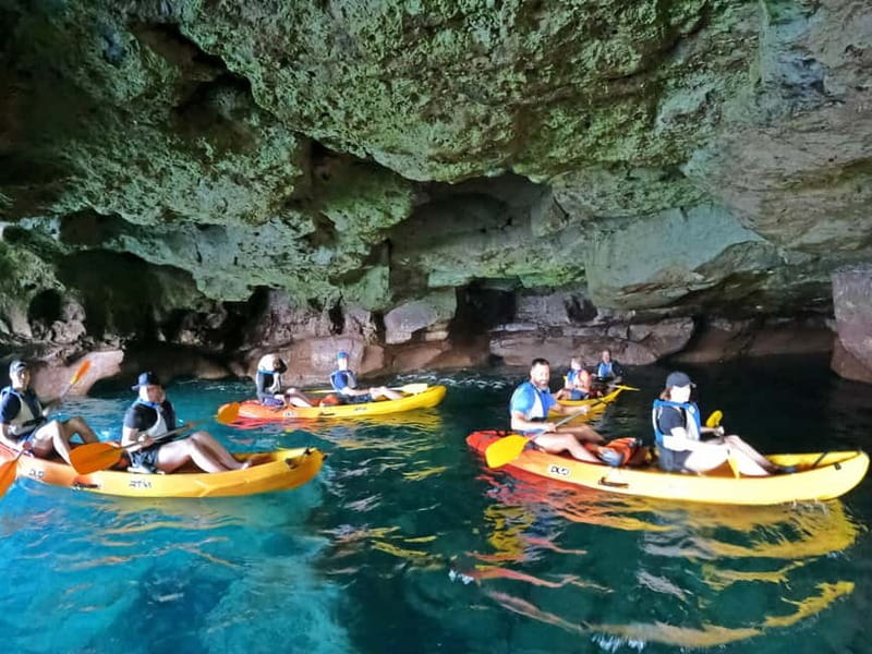 Puerto Mogán: Guided Adventure Kayak Tour in Caves & Snorkel - Photos, videos, and why that matters on a salt-water day
