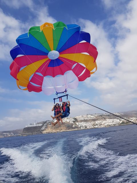 Puerto Rico de Gran Canaria : Parasailing - The views you will actually notice while you hang in the air
