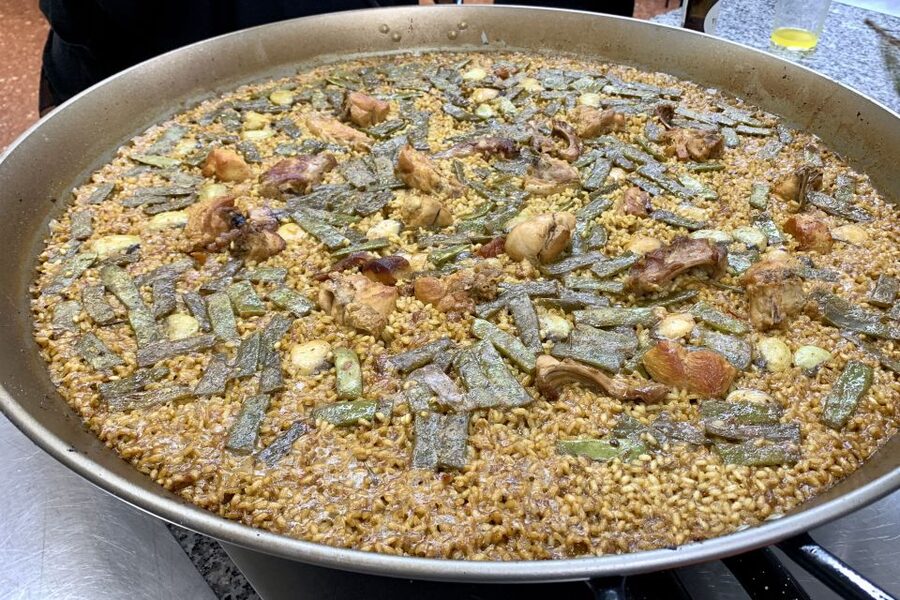 Real Paella Cooking Class – Market Visit & Sangría Workshop - From J.Sendra Rice to Crispy Socarrat: Your Hands-on Paella Plan