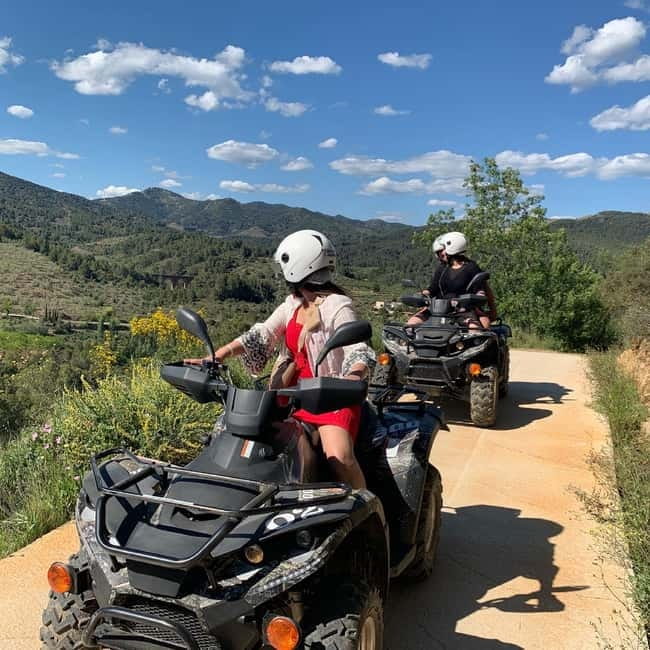 Salou: Off-Road Guided Quad Safari with Hotel Pickup - 2 hours to the red mountain, plus Costa Dorada views