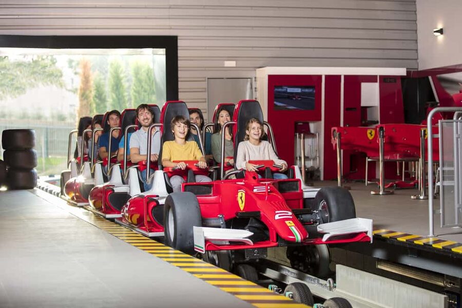 Salou: PortAventura and Ferrari Land 1, 2, or 3-Day Ticket - Ferrari Land: Red Force, Thrill Towers, Racing Legends, and Flying Dreams