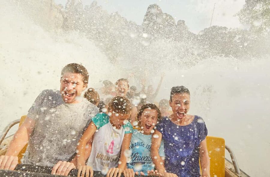 Salou: PortAventura, Ferrari Land, and Caribe Aquatic Entry - PortAventura Park: Shambhala, Dragon Khan, and the Show Schedule That Fills Time