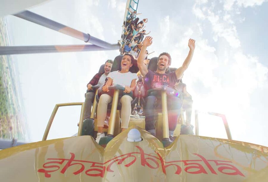 Salou: PortAventura Theme Park Entry Ticket - Thrill Coasters to Prioritize: Shambhala, Dragon Khan, Furius Baco, Stampida