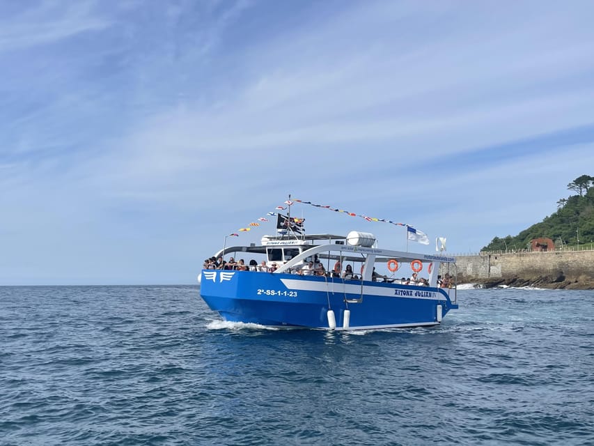 San Sebastian: Boat Tour with Stop at Santa Clara - San Sebastian From the Water: La Concha Bay in 30 Minutes
