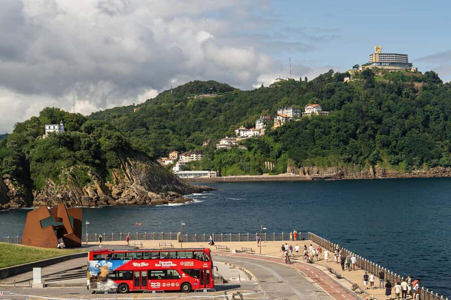 San Sebastian: Hop-On Hop-Off City Tour Bus - Riding the bus itself: views from an open deck
