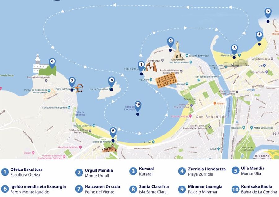 San Sebastian: Sustainable Catamaran Cruise with Audio Guide - Kursaal, Miramar Palace, and Paseo Nuevo From Sea Level