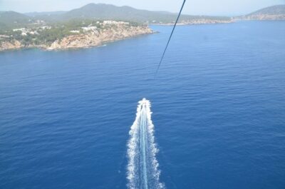 Santa Eulària des Riu: Parasailing Boat Cruise with Drinks