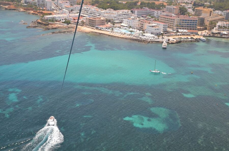 Santa Eulària des Riu: Parasailing Boat Cruise with Drinks - Photos and the optional HD GoPro video you can buy