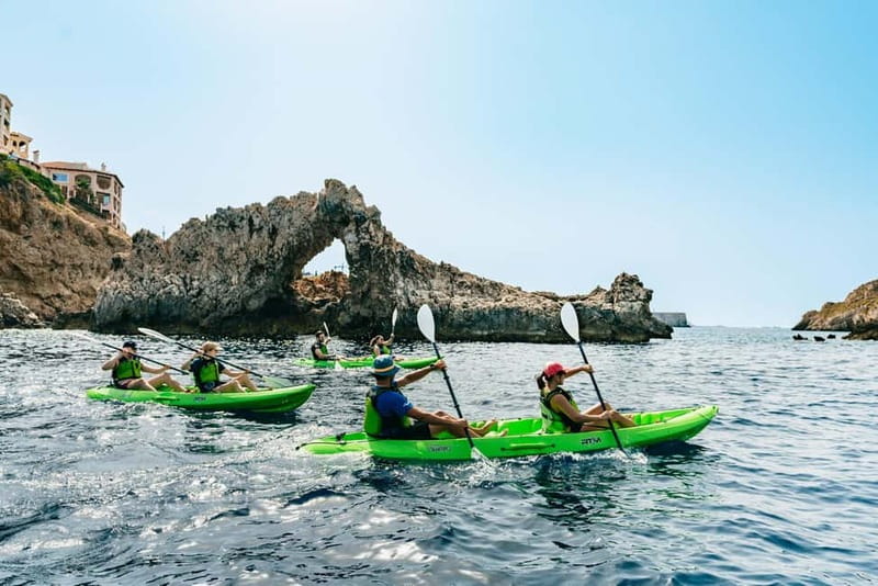 Santa Ponsa: Marine Reserve Kayak Tour - What the 20-minute break feels like in real life