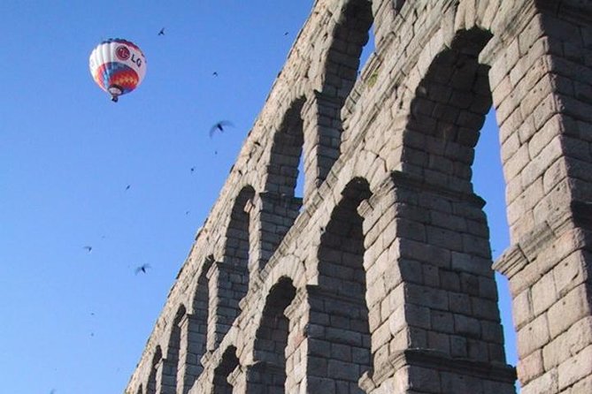 Segovia from the Skies: Sunrise Balloon Ride - What you actually see in the sky: Cathedral, Roman Aqueduct, and the Alcázar