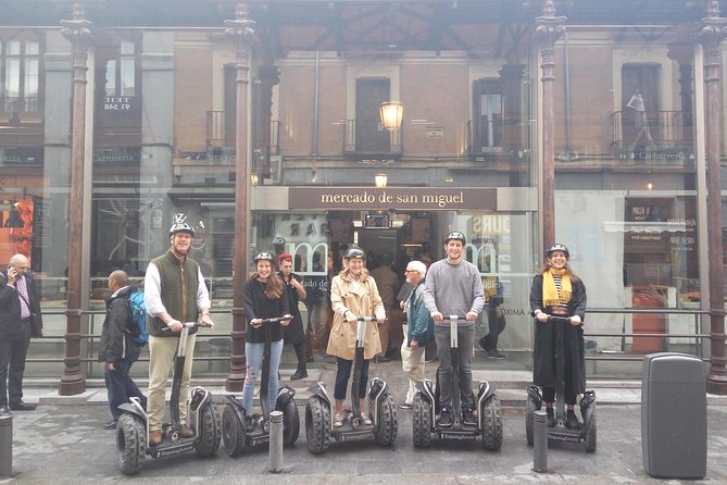 Segway Private Tour in the Historic Center of Madrid - The narrow street viewpoint: Royal Palace and Almudena in one view