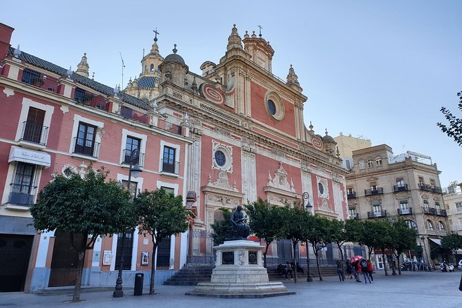 Sevilla Food Tour: Tapas, Wine, History & Traditions - Santa Maria la Blanca: carrillada, espinacas with chickpeas, and Betis culture