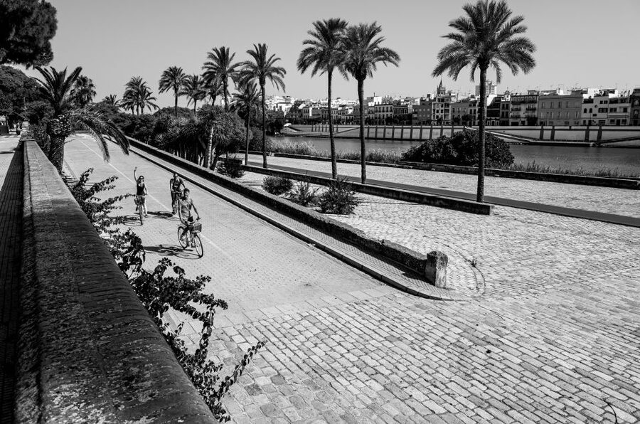 Seville: City Sightseeing and Local Culture Bike Tour - Parque de María Luisa and Plaza de España: the “big wow” ending done right