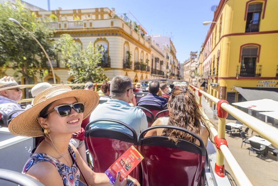 Seville: City Sightseeing Hop-On Hop-Off Bus Tour - Plaza de España Stop 2: The “Must-Get-Off” Moment