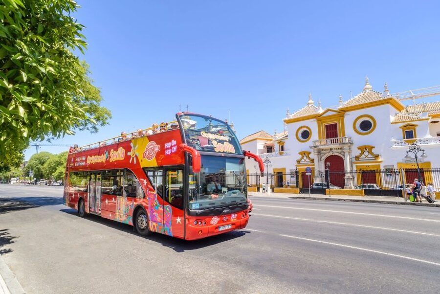 Seville: City Sightseeing Hop-On Hop-Off Bus Tour - Macarena, Alameda de Hércules, Plaza del Duque, and Plaza de Armas