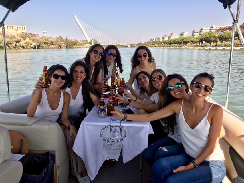 Seville: Exclusive River Boat Tour with Tapas - Plaza de Toros de La Maestranza, Torre del Oro, and Palacio de San Telmo