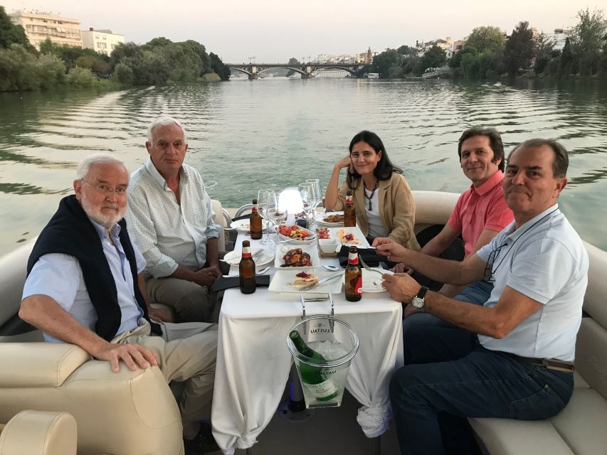 Seville: Exclusive River Boat Tour with Tapas - Live commentary in English and Spanish, and what to listen for