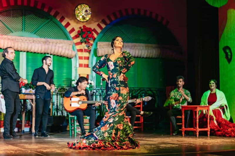 Seville: Flamenco at El Palacio Andaluz with Optional Dinner - The Flamenco Dress Museum gives context before the dancing