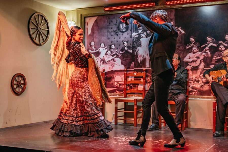 Seville: Flamenco Show with Andalusian Dinner at La Cantaora - The flamenco itself: singers, guitar, and dancers in a tight room