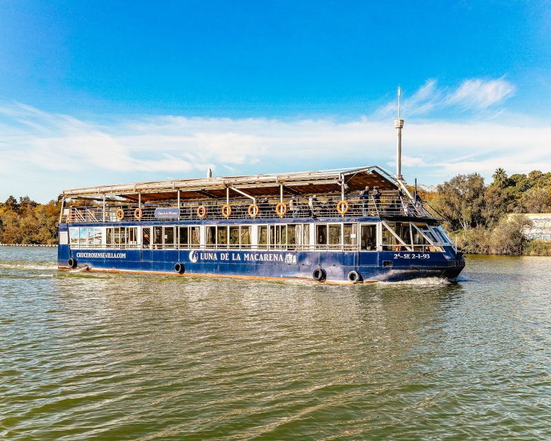 Seville: Guadalquivir River Cruise - Seating, decks, and comfort on the two-level boat