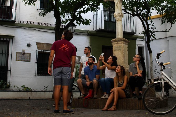 Seville Highlights Bike Tour (English) - Santa Ana, tobacco factory turned university, and San Telmo baroque style
