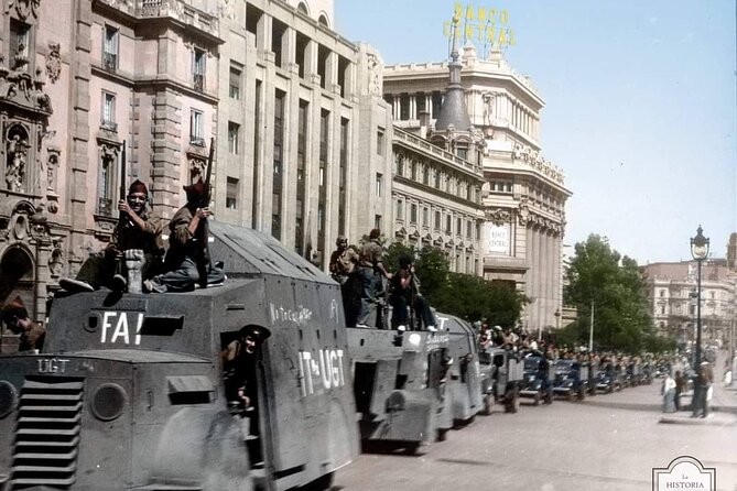 Spanish Civil War start of 2 World War, Guernica Franco - Stop 3: Plaza de España, Franco, and the siege of Madrid