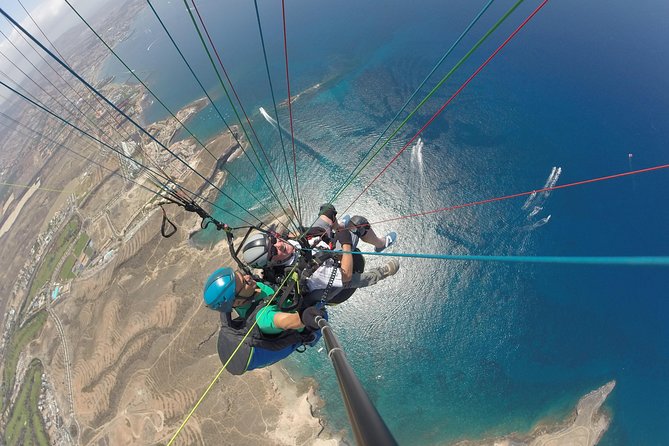 Tandem Paragliding Flight in South Tenerife - South Tenerife pickup and the drive to launch