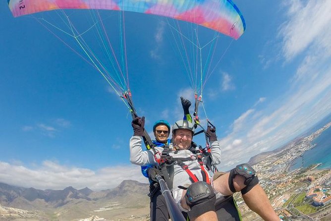 Tandem Paragliding Flight in South Tenerife - Landing on the beach and turning your flight into memories