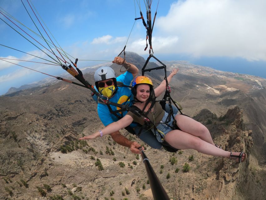 Tenerife: Paragliding with National Champion Paraglider - What the flight is like over Adeje, ravines, and the Conde ridge