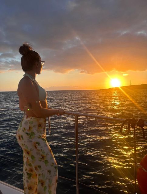 Tenerife: Sunset Catamaran Tour with Transfer, Buff & Drinks - Wildlife Search Off Tenerife: What You’re Likely to See