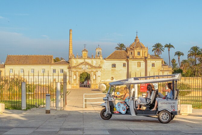 Tour Welcome Seville with Local Guide in Eco Tuk Tuk Private - Triana Bridge to Triana: River Views and Tapas Energy
