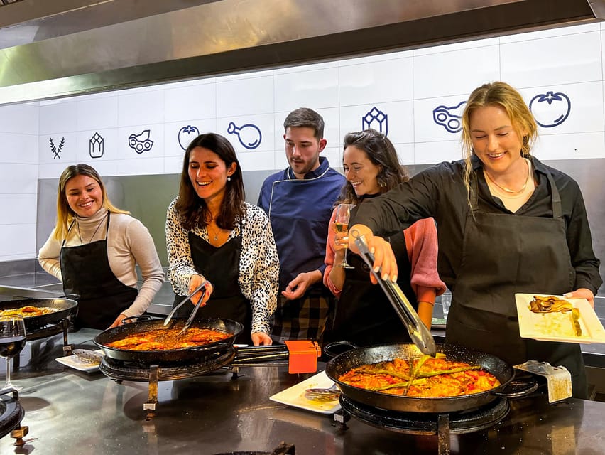 Valencia: Paella Cooking Class with Central Market Tour - Dessert Finish, Then Back to Where You Started
