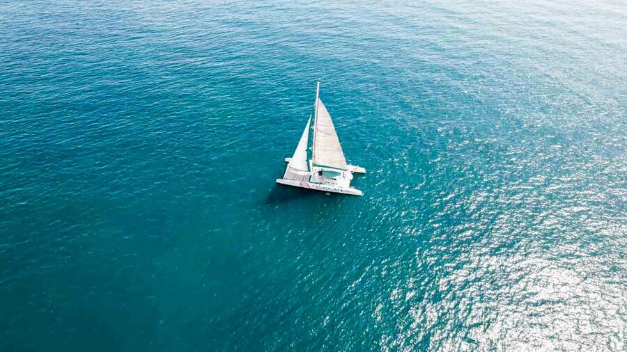 Valencia: Sailing Catamaran with Swimming & Optional DJ - On Board Staff, Life Jackets, and Kids on Board