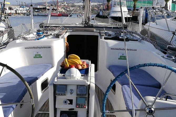 Whale and Dolphin Watching Sailing Boat with Drinks, Snacks and Swimming Time - Snorkeling equipment is included, but conditions decide how good it feels